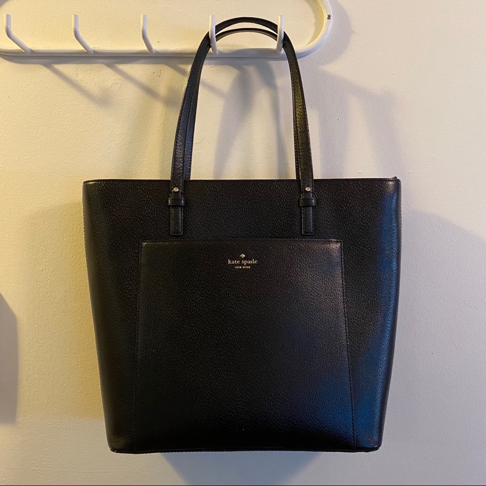 Kate Spade Large Black Tote Shoulder Bag
